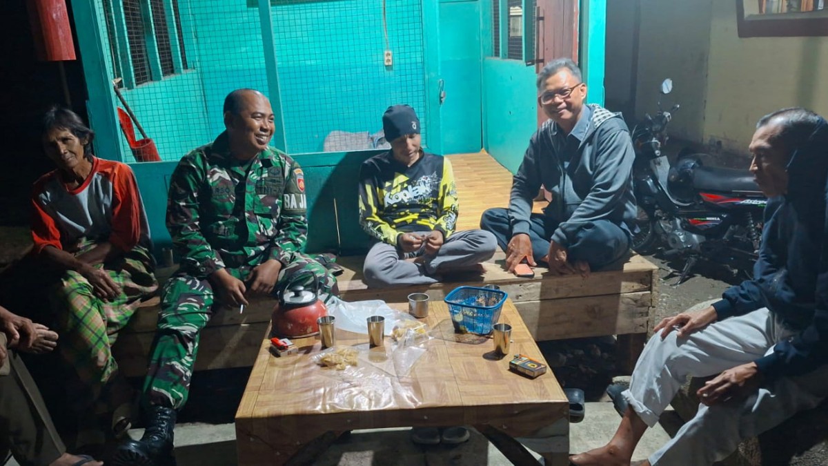 Koramil 11/Sidareja Rutin Laksanakan Patroli Malam