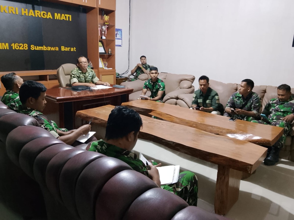 Kodim 1628/Sumbawa Barat Siapkan Open Turnamen Domino, Target Pecahkan Rekor MURI HUT ke-81 TNI