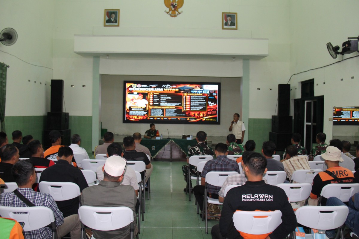 Kodim 0723/Klaten dan BPBD Perkuat Sinergi Cegah Karhutla