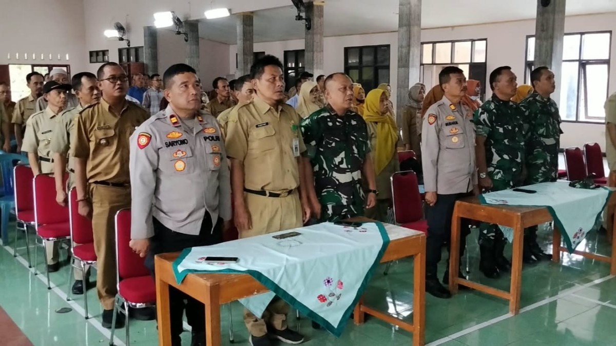 Danramil 02/Kaligondang Hadiri Sosialisasi Tahapan Pilkada Serentak Tahun 2026