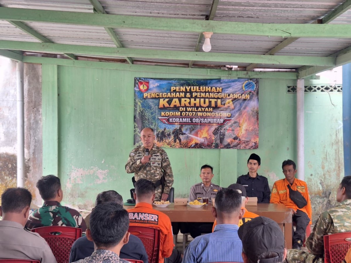 Siaga Karhutla! Kodim 0707/Wonosobo Gelar Penyuluhan Massal di Seluruh Wilayah