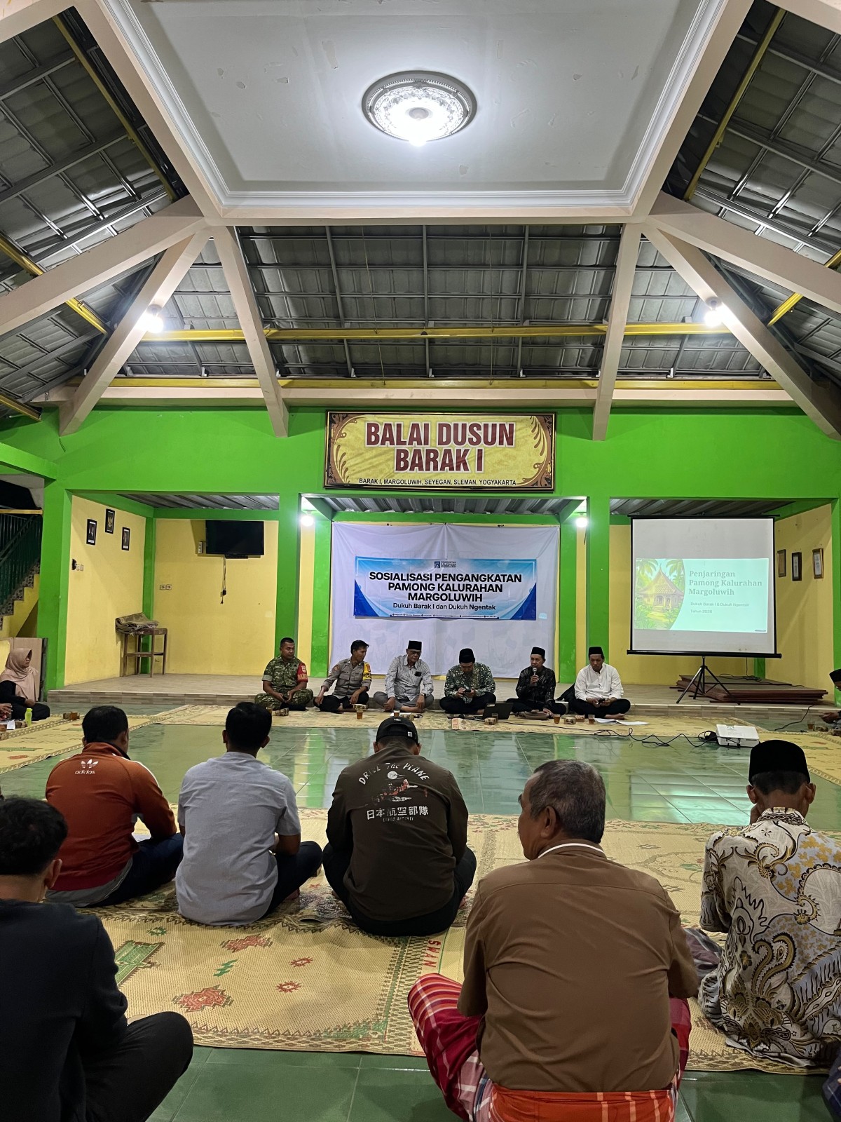 Babinsa Seyegan Sleman Dukung Sosialisasi Pengangkatan Dukuh