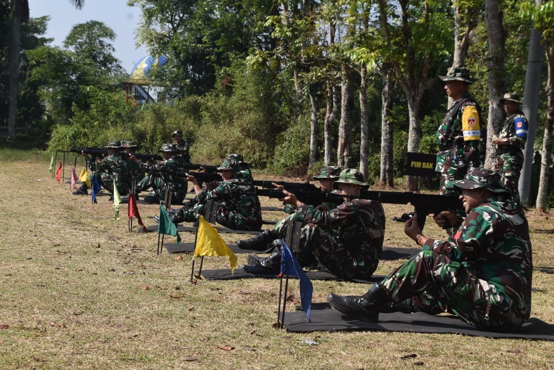 Kodim 0707/Wonosobo Gelar Latihan Menembak Semester II Pertajam Kemampuan Personel