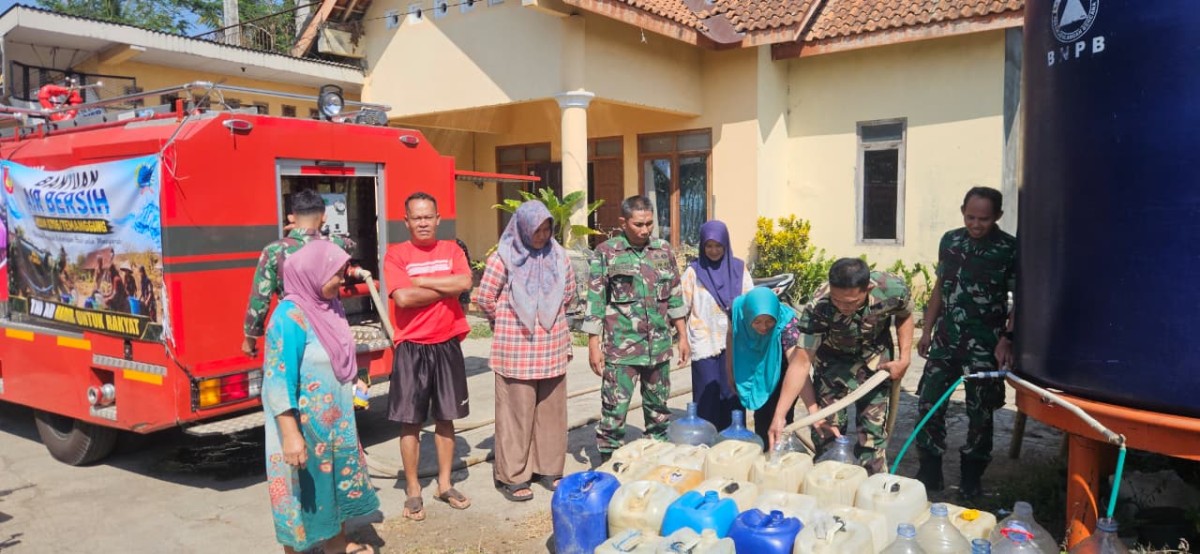 Kodim 0706/Temanggung Hadirkan Harapan, 5.000 Liter Air Bersih Mengalir untuk Warga Gentan