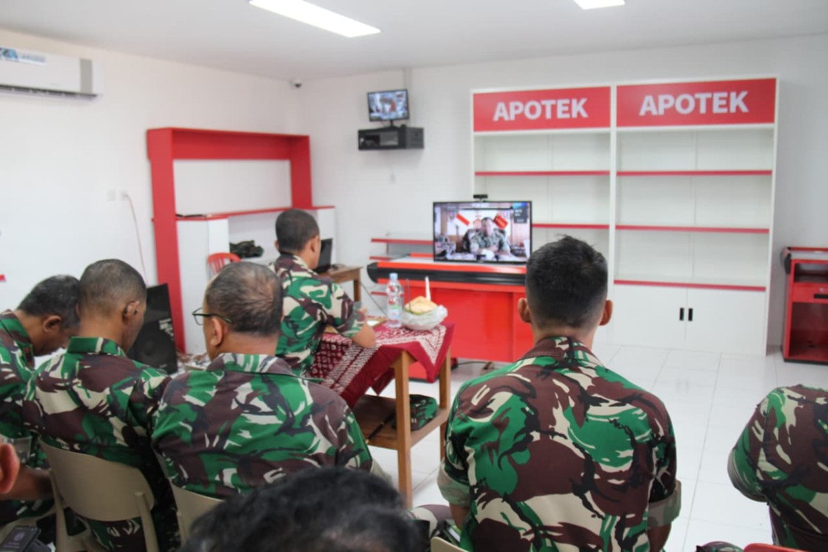 Dandim 0723/Klaten Tinjau KDKMP Desa Bener Dan Vicon Bersama Wapang TNI
