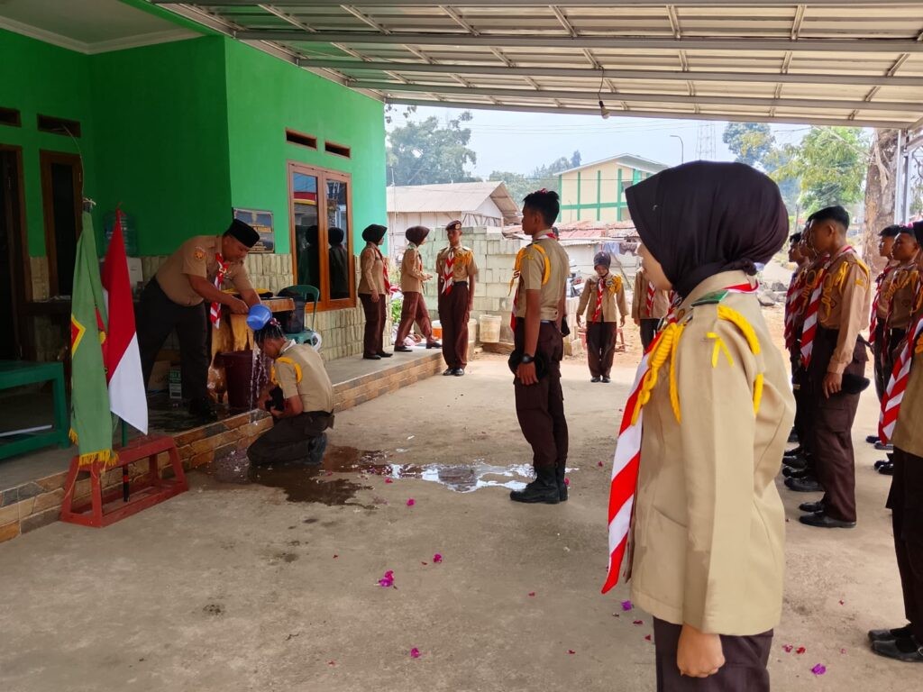 30 Peserta Dikukuhkan sebagai Anggota Saka Wirakartika Purabaya, Peltu Kosasih: Cetak Generasi Berkarakter dan Cinta Tanah Air