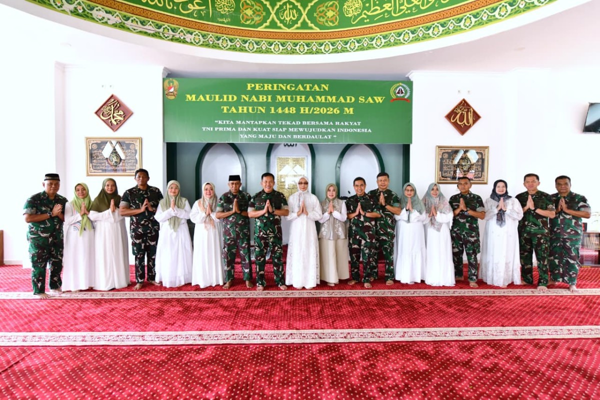 Pusterad Peringati Maulid Nabi Muhammad SAW, Perkuat Keteladanan Dan Pengabdian