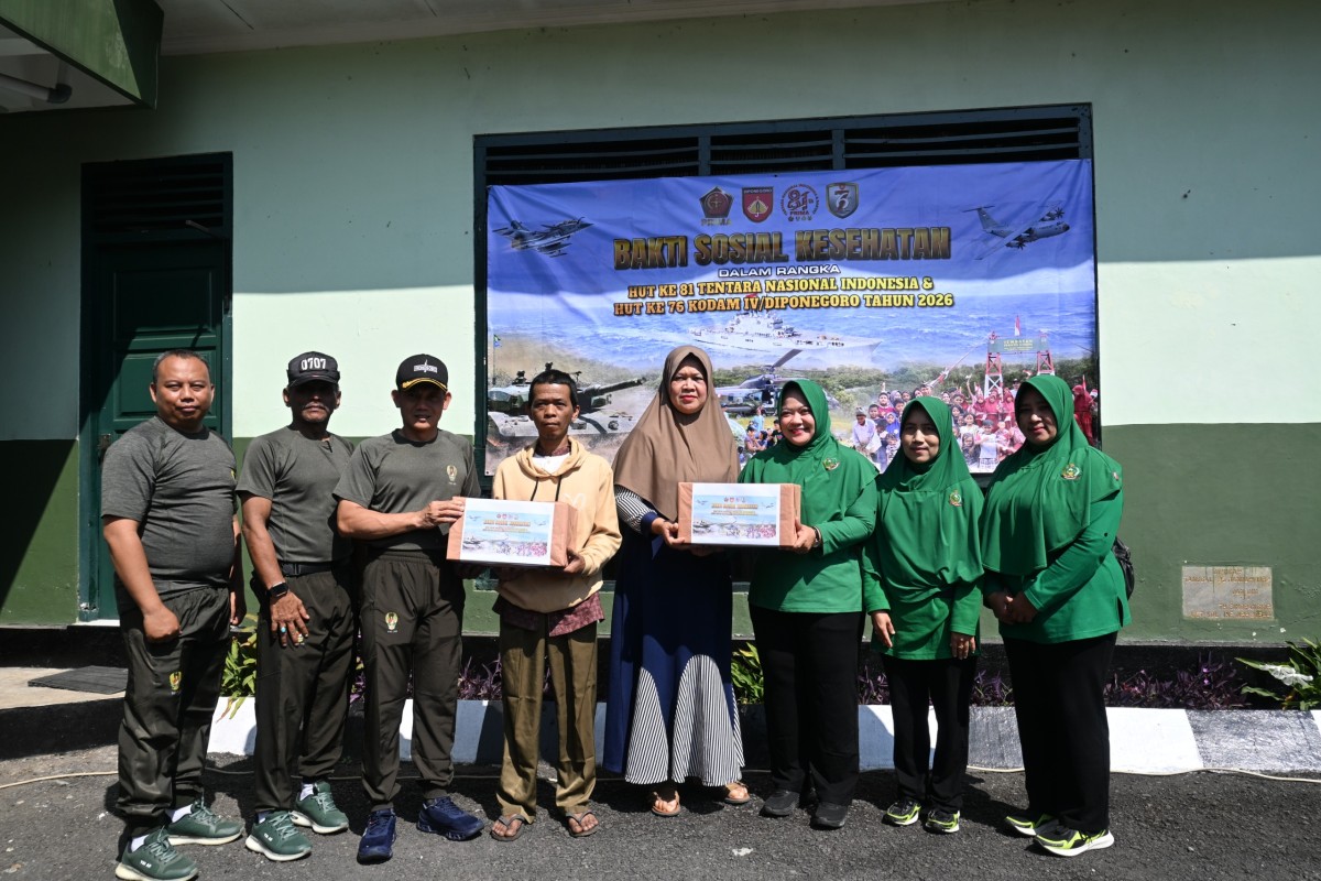 Kodim Wonosobo Kembali Gelar Baksos Kesehatan, Sediakan Pengobatan Gratis, Donor Darah hingga Sembako