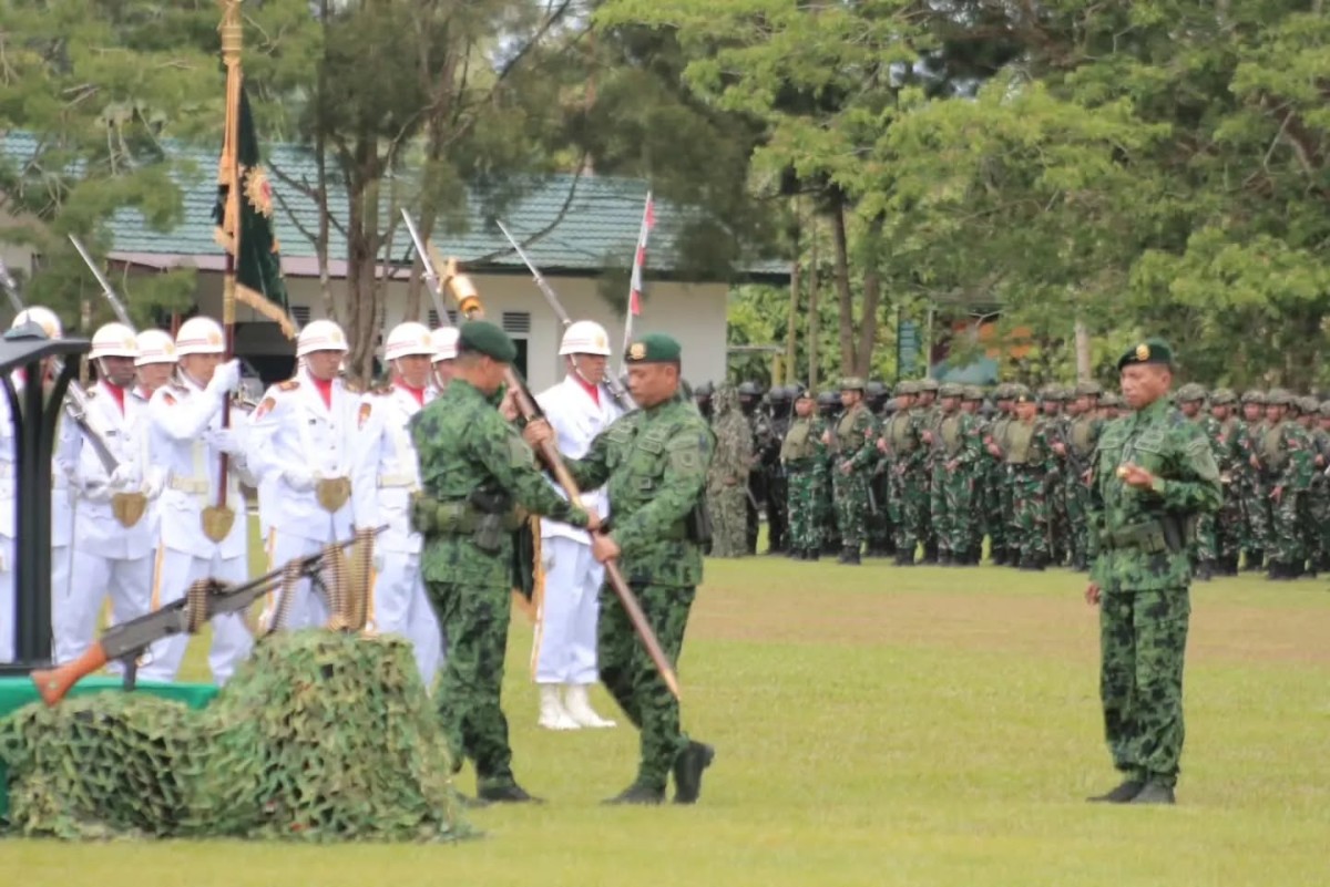 Pangdivif 3 Kostrad Pimpin Sertijab Danbrigif 20/IJK di Timika