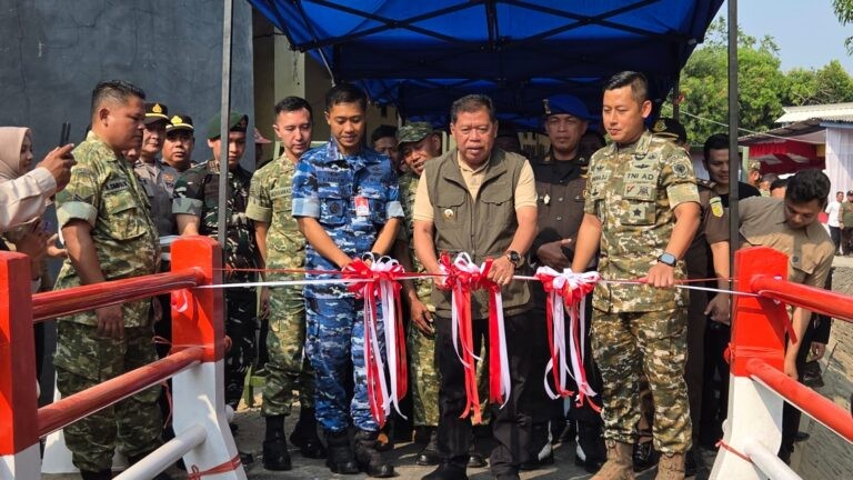 Jembatan Rapuh Nyaris Roboh di Bojong Cideres Disulap Jadi Kokoh dalam 35 Hari, Bupati Sampai Angkat Topi buat Dandim 0617