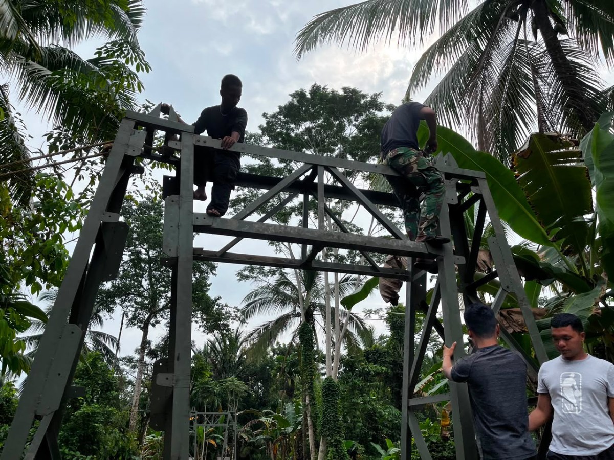 Pembangunan Jembatan Modular di Sinar Susua Terus Dikebut