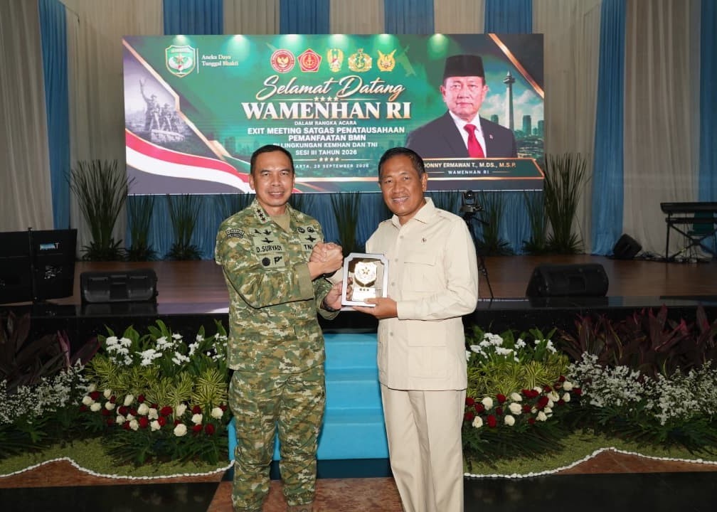 WAMENHAN DORONG PENGELOLAAN ASET NEGARA LEBIH AKUNTABEL, PANGDAM JAYA HADIRI EXIT MEETING BMN