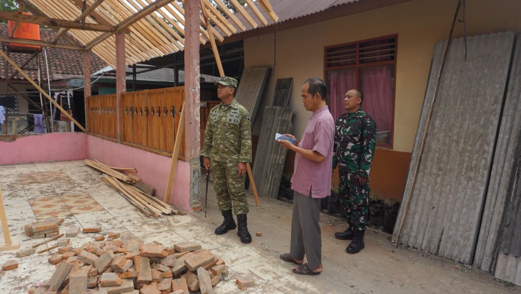 Dandim 0702/Purbalingga Tinjau Rehabilitasi Bangunan Panti Asuhan Mandhanisiwi