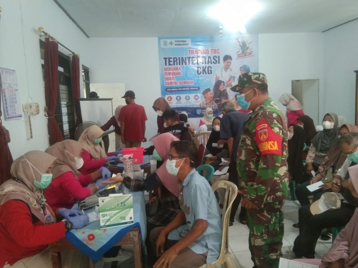 Tracking TBC Terintegrasi Cek Kesehatan Gratis Warga Purbalingga Wetan