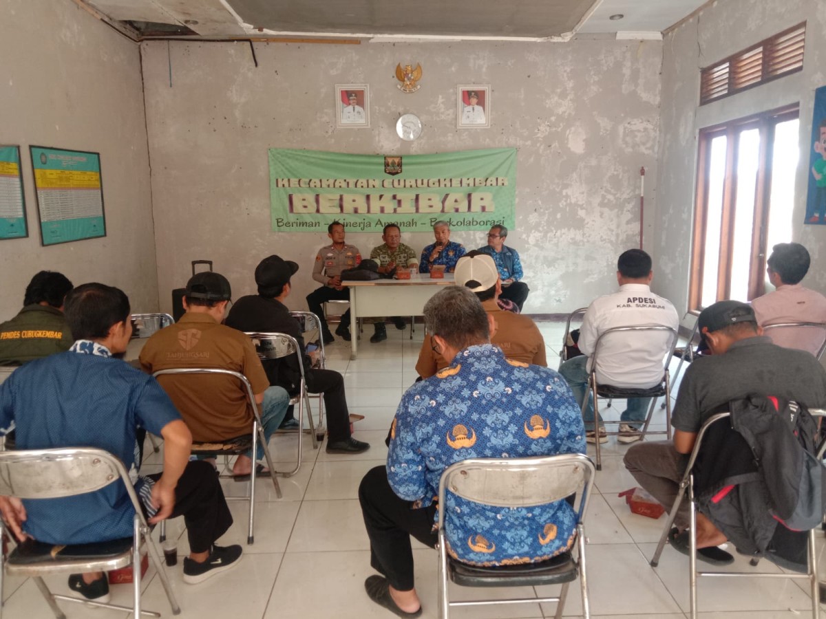 Danposramil Curugkembar Hadiri Rakor Tribumtranmas dan Permasalahan Sosial Bersama Forkopimcam Sagaranten