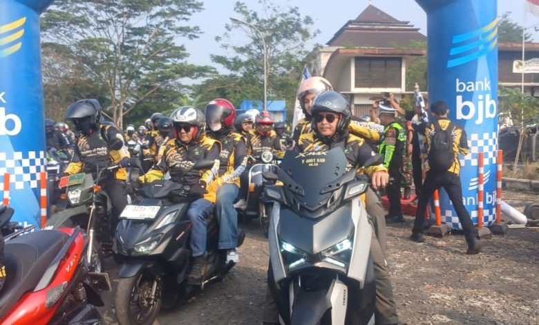 Dandim 0607 Ikuti Touring Ngalongok Dulur di Lembur Baraya, Semarak Hari Jadi Kabupaten Sukabumi ke-156