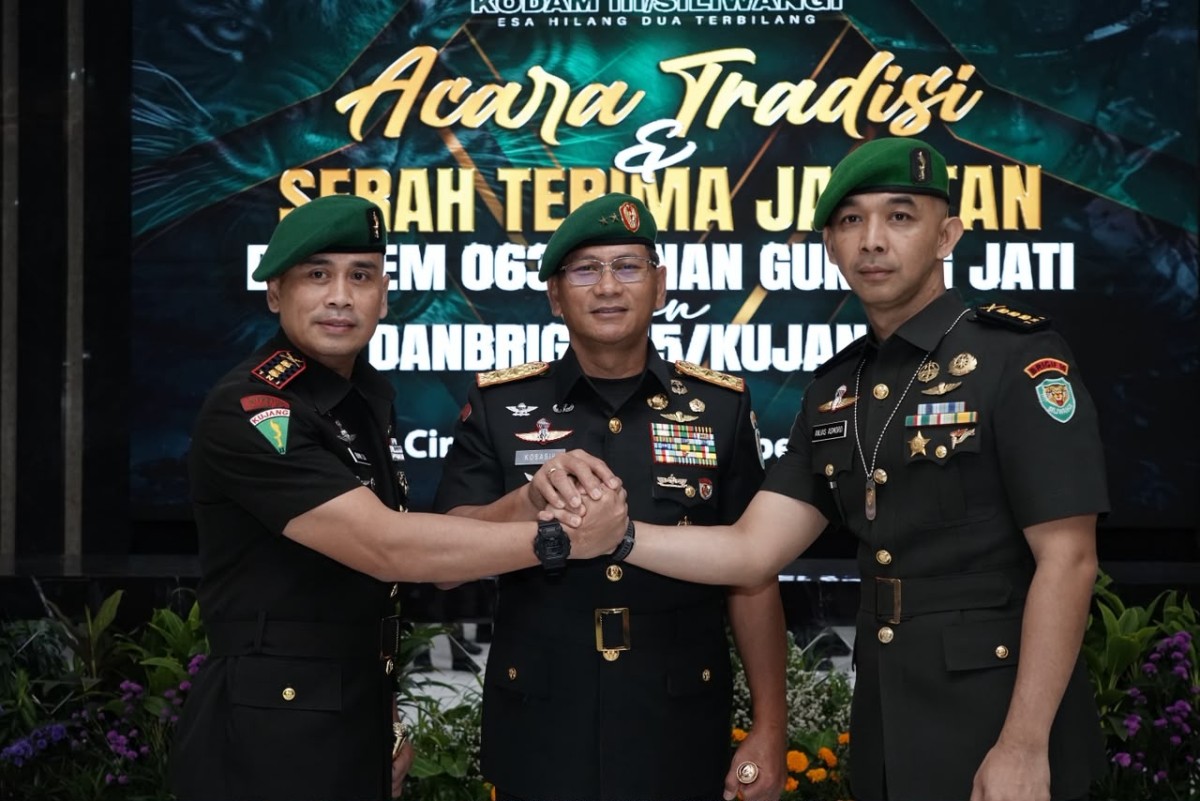 Pangdam III/Siliwangi Pimpin Sertijab Danrem 063/SGJ dan Danbrigif 15/Kujang II