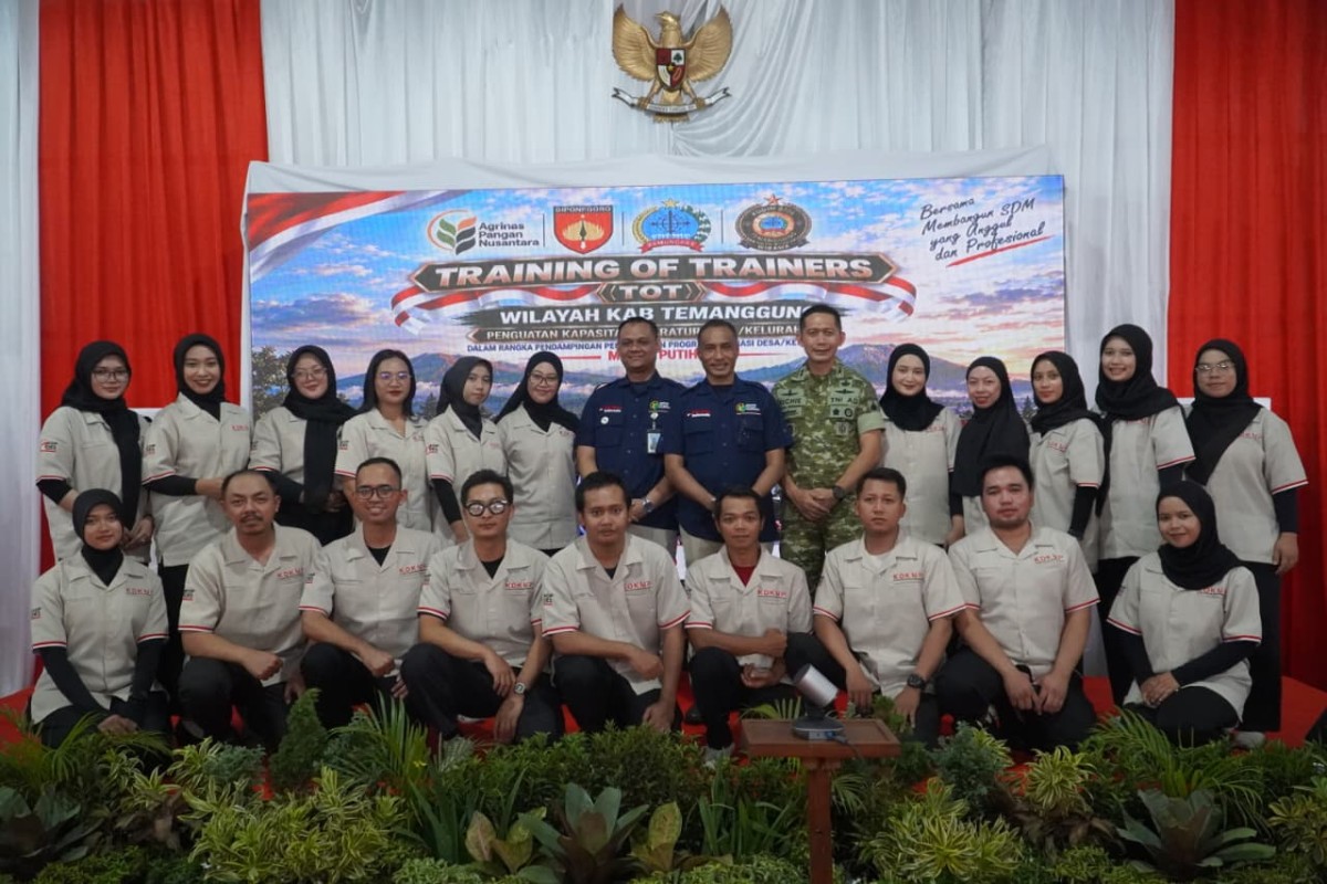 TOT KDKMP Temanggung Perkuat Kapasitas Aparatur Desa dan Kelurahan
