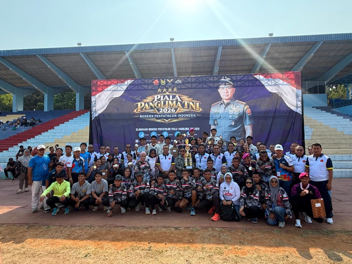 Atlet Pentathlon Kodam Hasanuddin Ukir Prestasi Gemilang, Juara 1 Umum Piala Panglima TNI