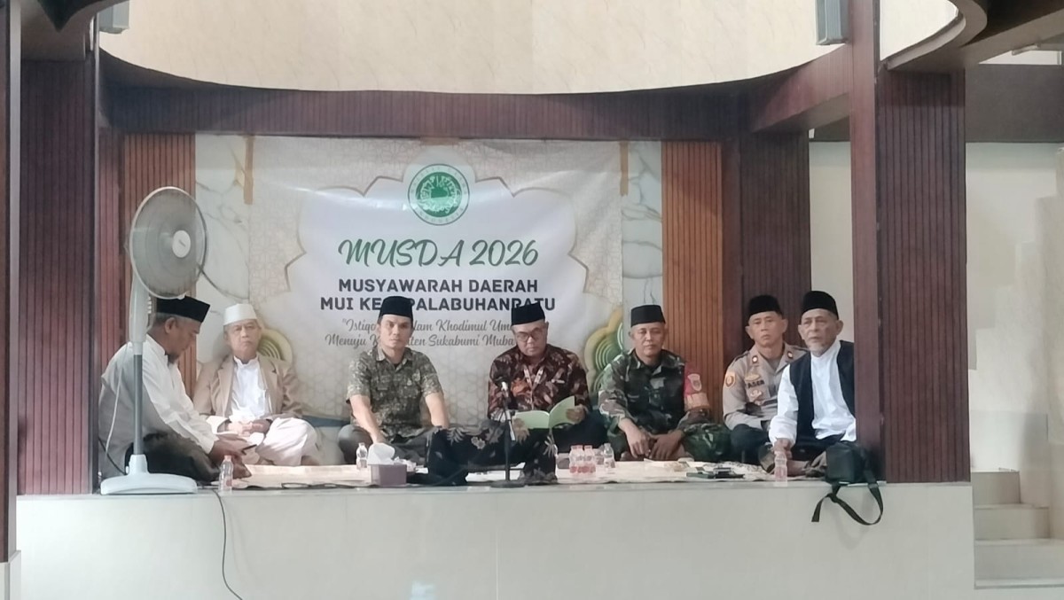 Babinsa Koramil 2202/Palabuhanratu Hadiri Rapat MUI di Kelurahan Palabuhanratu