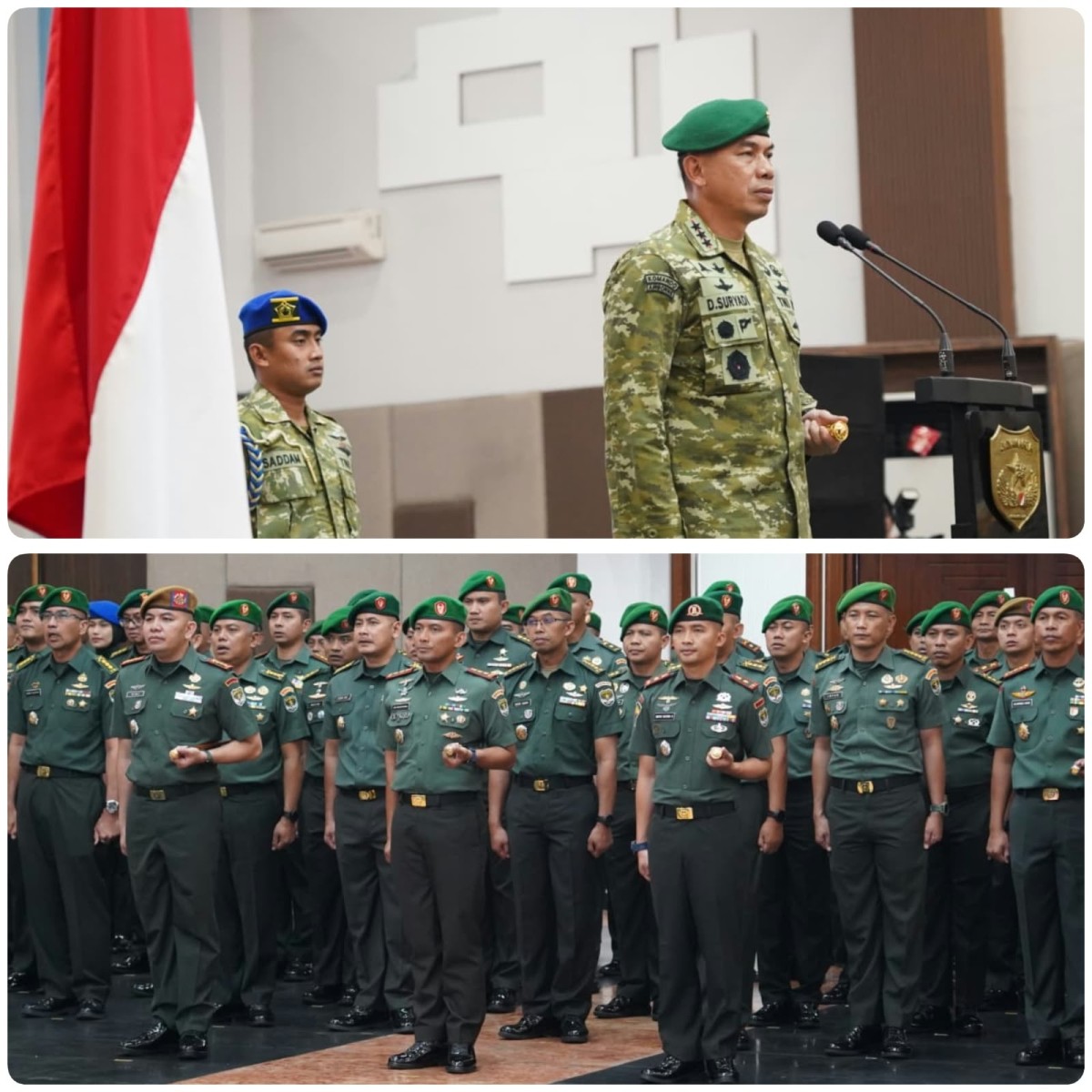 NAIK PANGKAT, TANGGUNG JAWAB MENINGKAT! PANGDAM JAYA PIMPIN LAPORAN KORPS 95 PAMEN KODAM JAYA