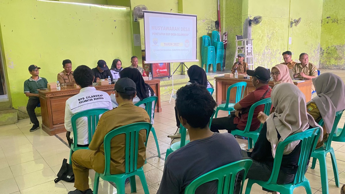 Koramil 1008/Buahdua Hadiri Musdes Penetapan RKP Desa Cilangkap Tahun 2027