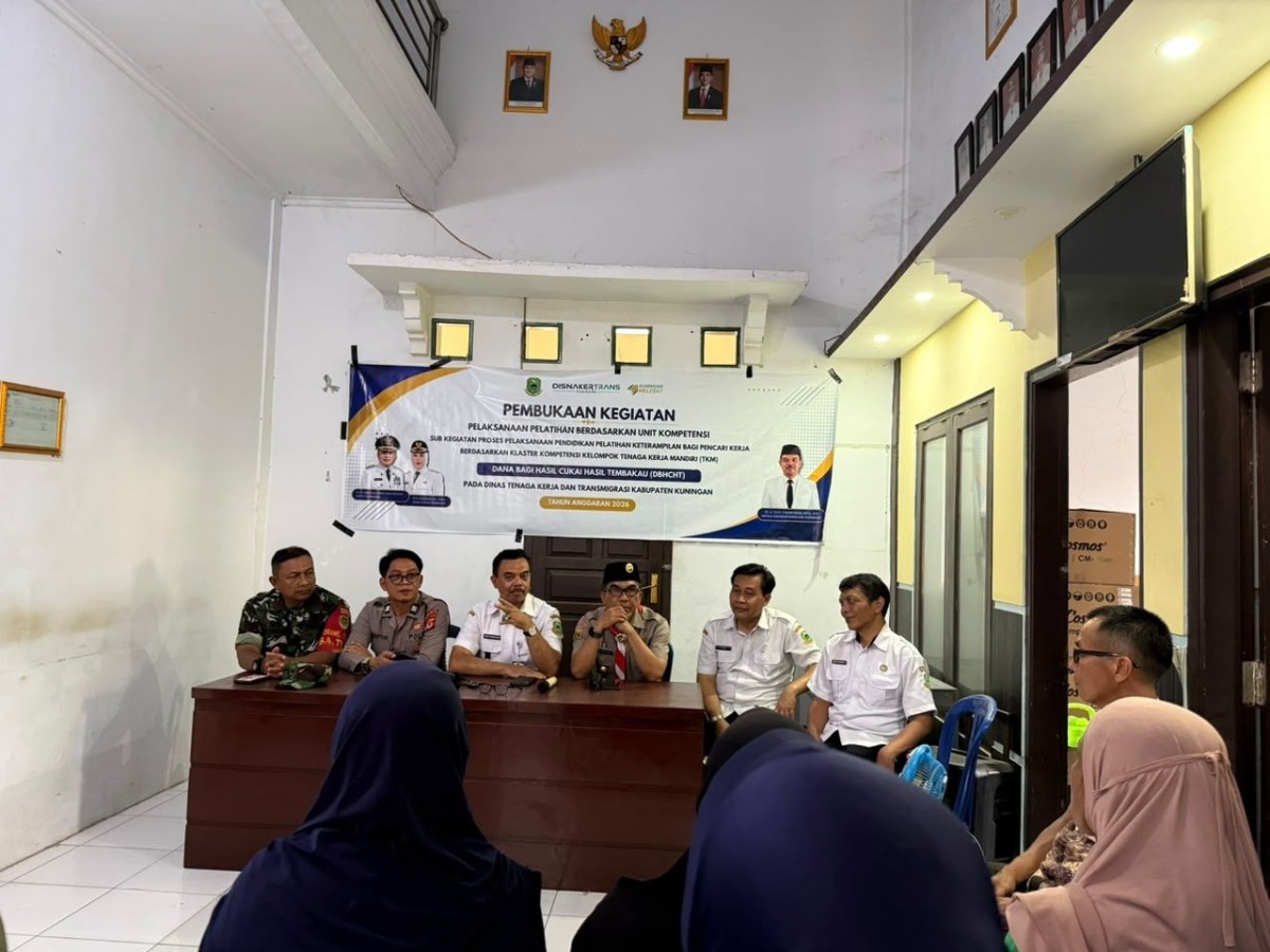 Pelatihan DBHCHT Dibuka di Desa Tarikolot, Dorong Peningkatan Keterampilan Masyarakat