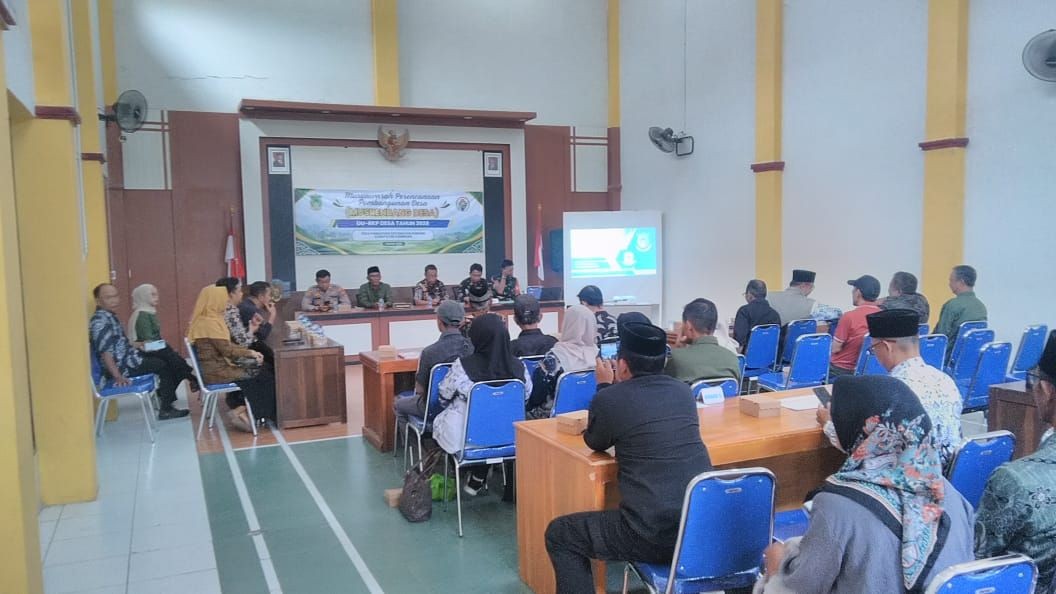 Babinsa Koramil 1504/Subang Hadiri Musrenbang Desa Gunung Aci dan Penetapan RKPDes 2027