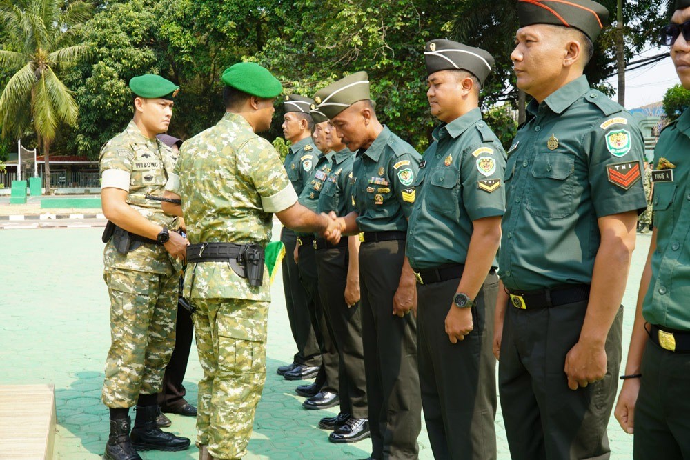 50 Prajurit Kodim Subang Naik Pangkat, Dandim Beri Pesan Menyentuh