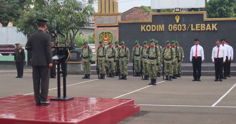 Dandim 0603/Lebak Pimpin Upacara Hari Kesaktian Pancasila 2026