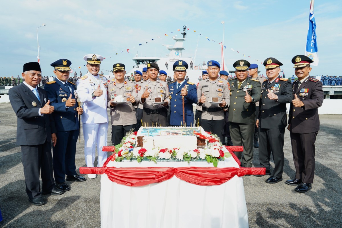 Kasdam I/BB Hadiri Upacara HUT ke-81 TNI di Belawan