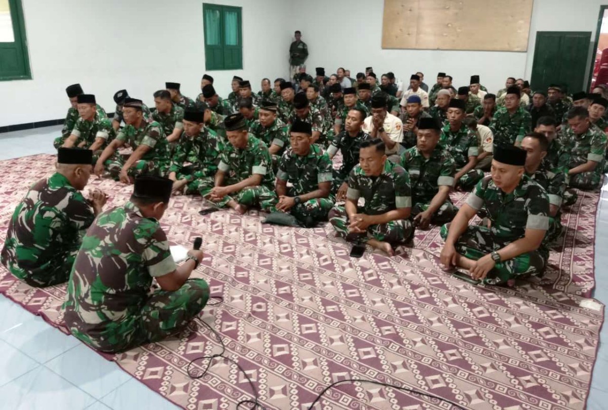 Kodim 0731/Kulon Progo Gelar Doa Bersama Peringatan HUT Ke-81 TNI