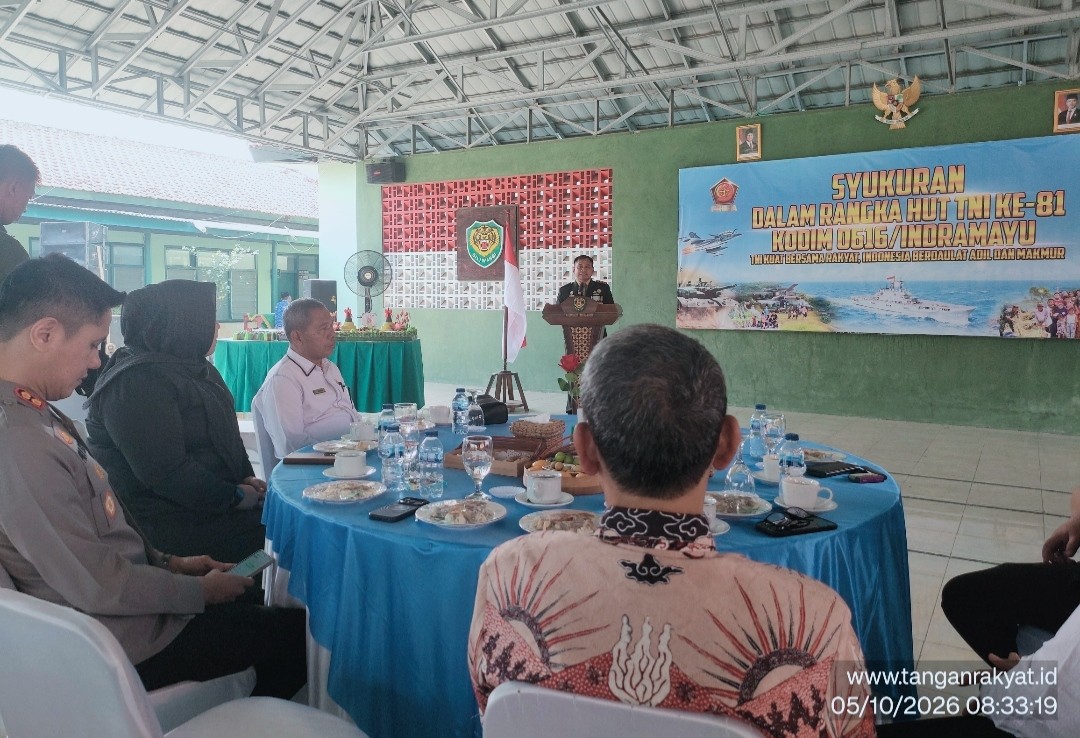 HUT ke-81 TNI di Indramayu: Kodim 0616 Borong Dagangan UMKM untuk Rakyat