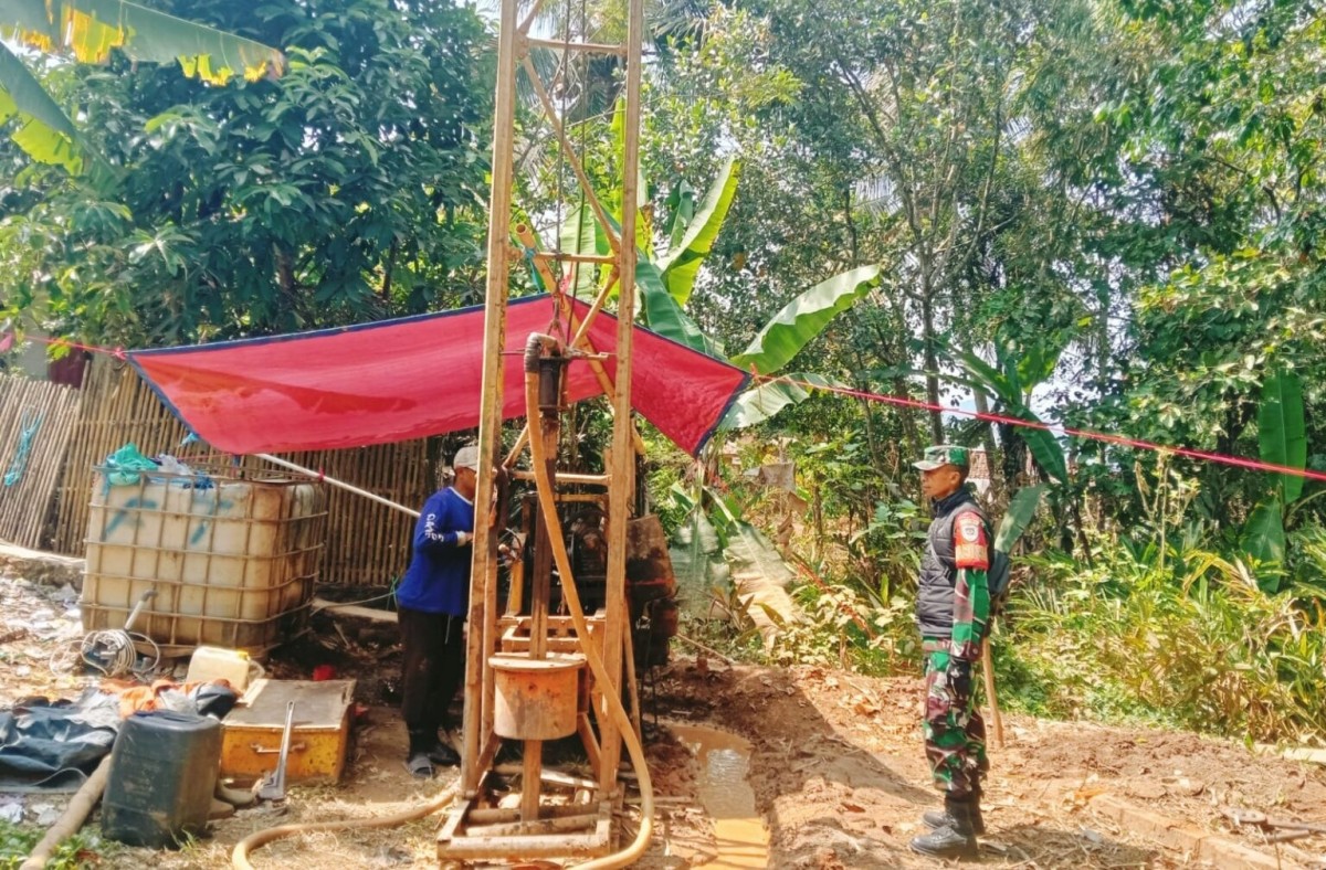 Bakti Persada 92, TNI Hadirkan Sumur Bor untuk Warga Kabupaten Garut