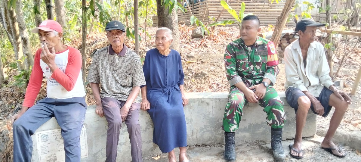 Babinsa Koramil 1503/Ciniru Praka Saerozi, Pererat Silaturahmi Bersama Warga Binaan