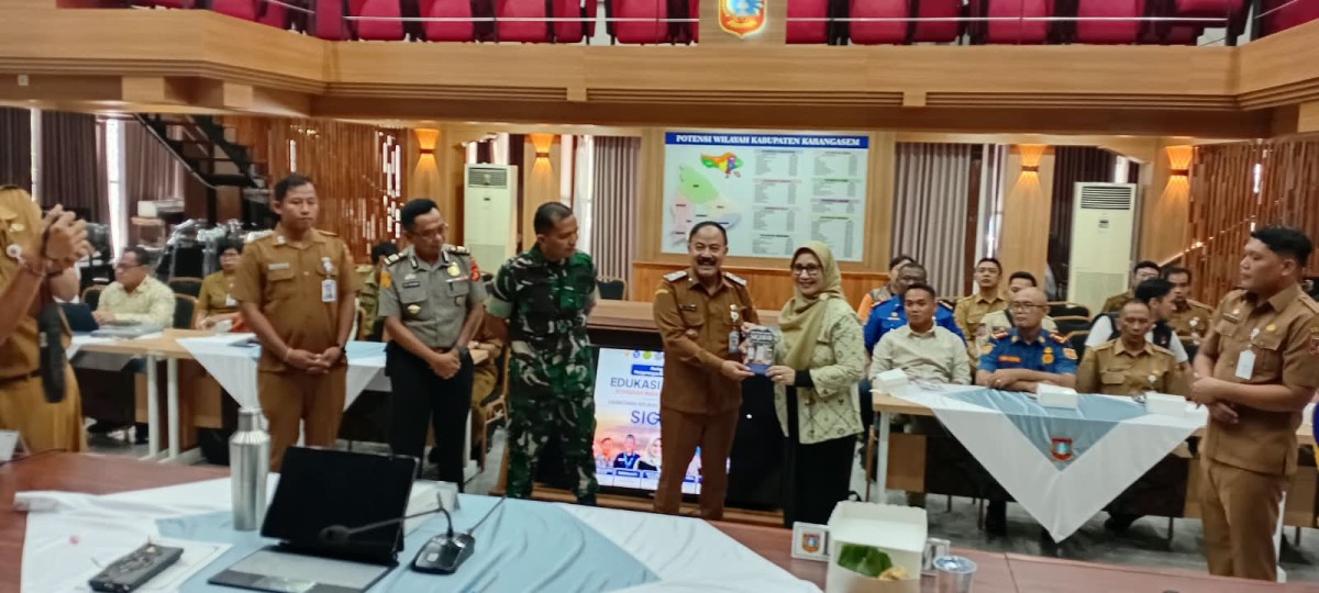 Dandim 1623/Karangasem Hadiri Launching Aplikasi SIGUMI, Perkuat Mitigasi Bencana Gunung Berapi di Kawasan Wisata