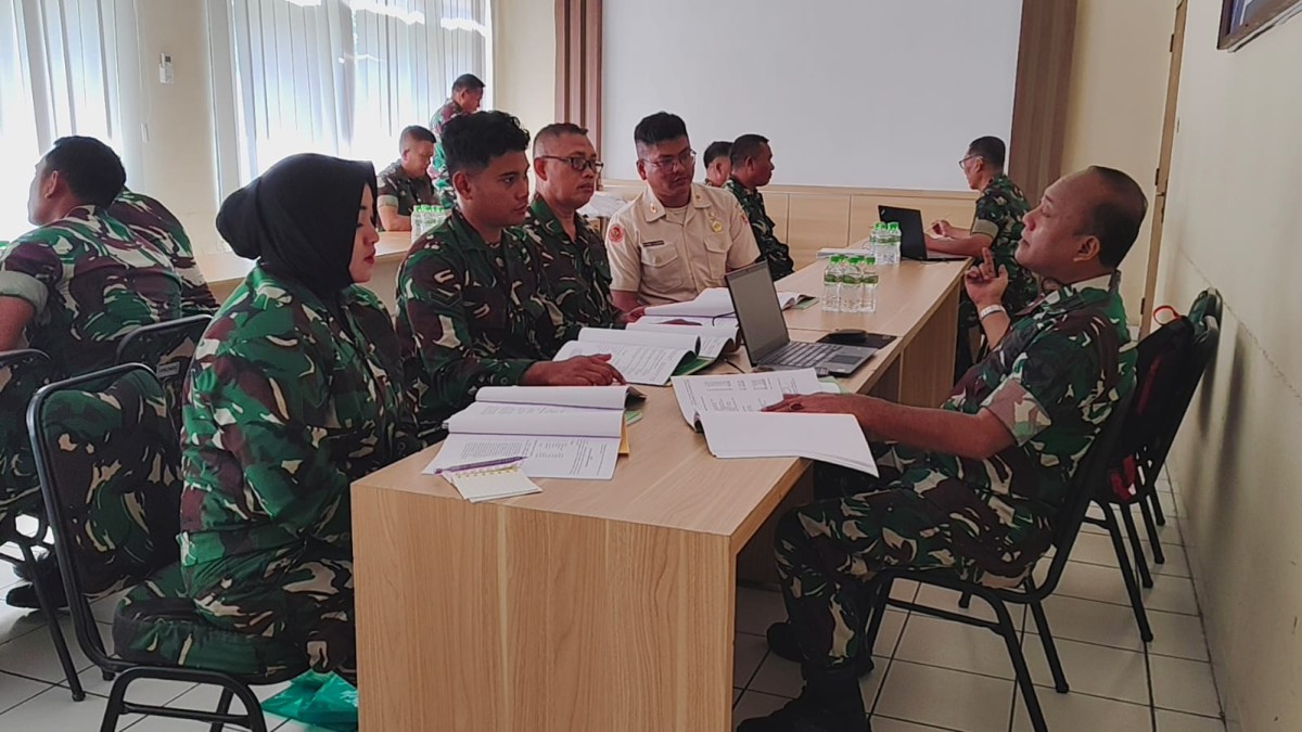 Komlekdam IX/Udayana Terima Audit Kinerja Itdam IX/Udayana
