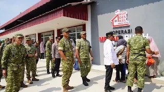 Wapang TNI Tinjau Tiga KDKMP di Pandeglang, Soroti Penempatan Manajer Dan Kualitas Seragam