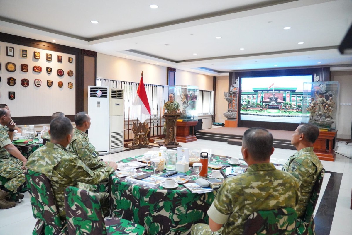 Pangdam IX/Udayana Pimpin Paparan Alih Kodal, Matangkan Kesiapan Penataan Organisasi TNI AD