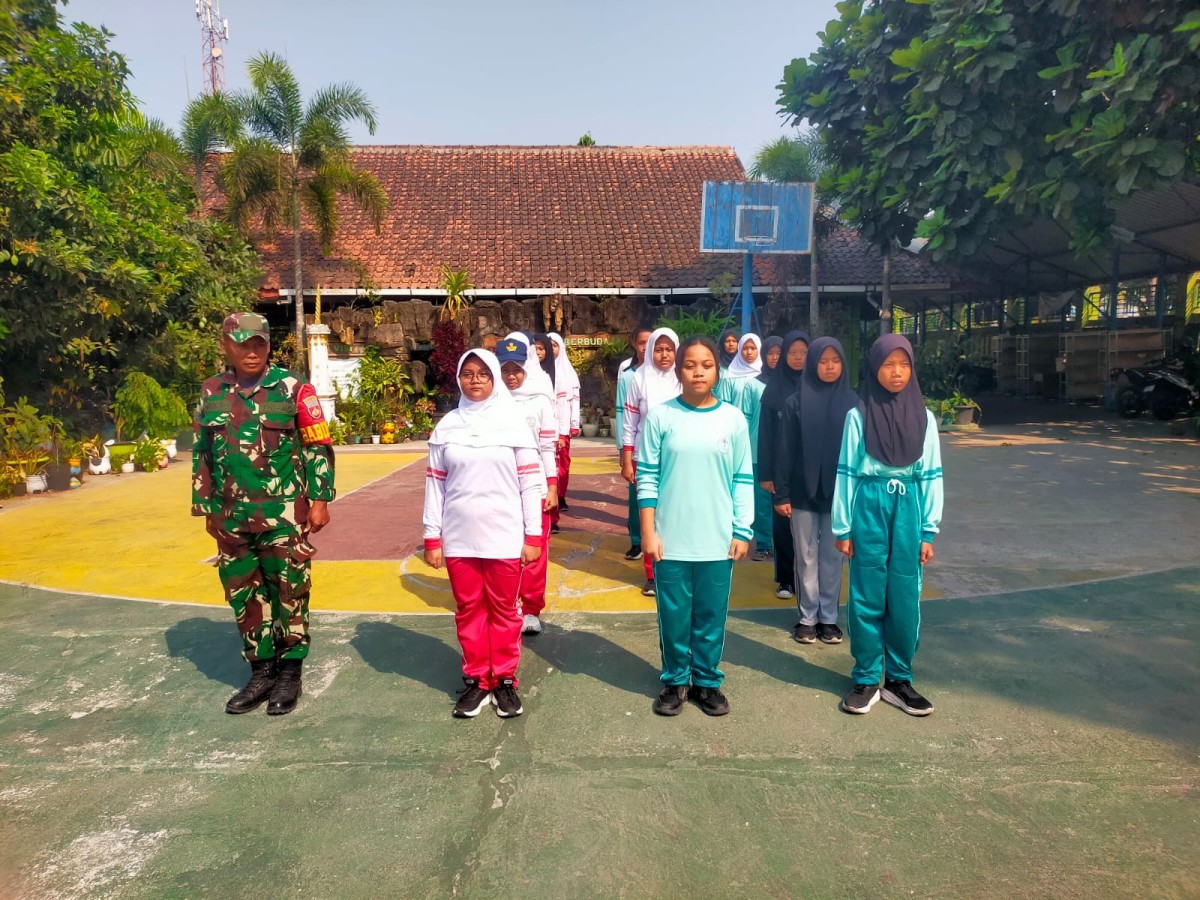 Koramil 13/Seyegan Membangun Jiwa Kepemimpinan dan Rasa Cinta Tanah Air Sejak Dini