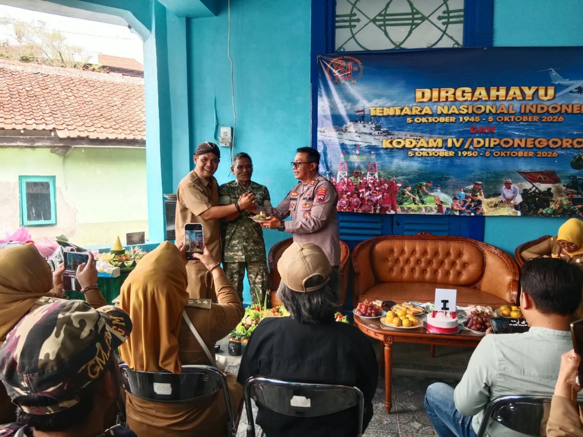 Sinergitas TNI-Polri-Pemda Terjalin Erat: Forkopimca Wonosobo Kunjungi Koramil 01/Wonosobo dalam Rangka HUT TNI ke-81