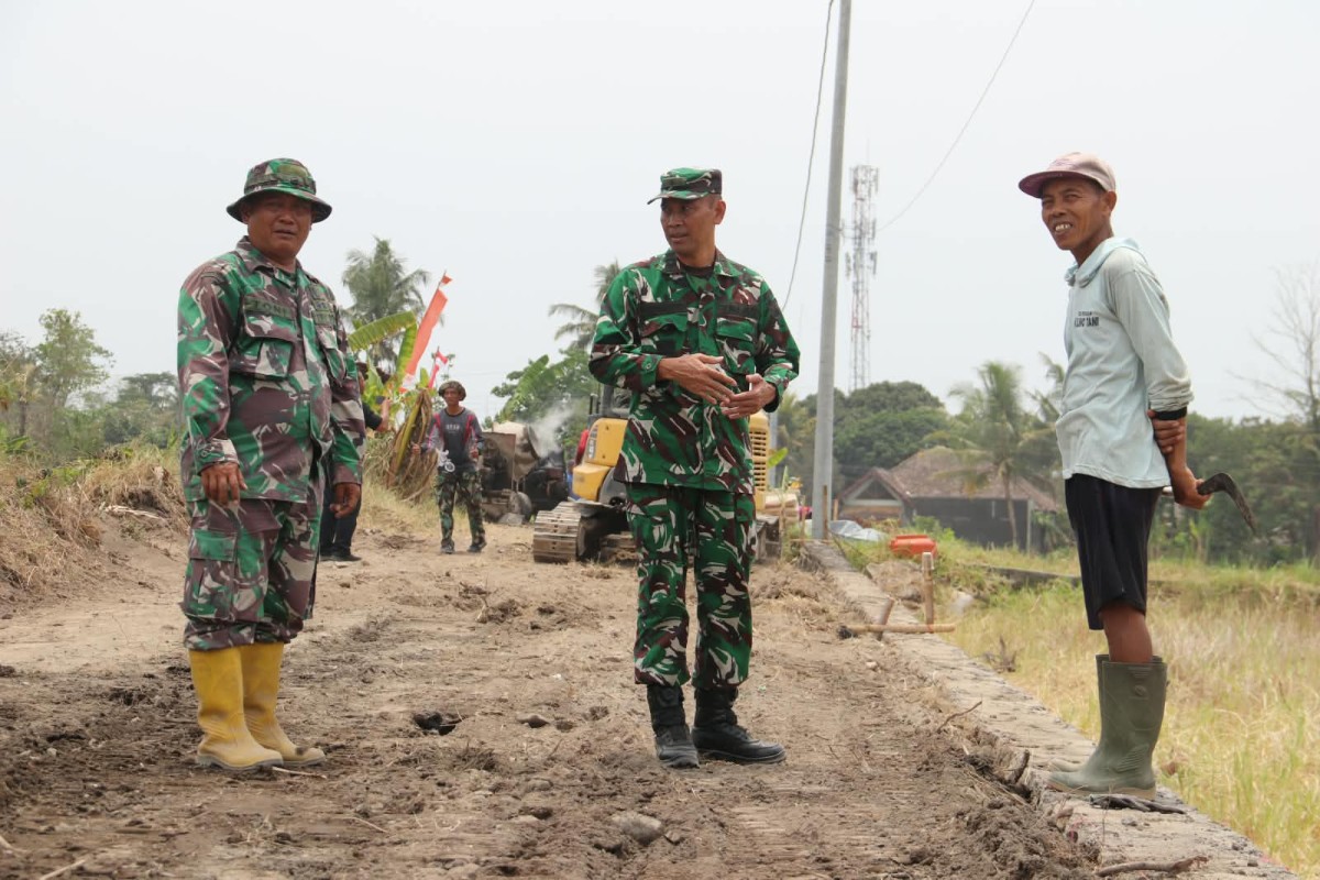 Mematri Harapan, Kasdim Tinjau Langsung Pra TMMD Kodim 0732/Sleman