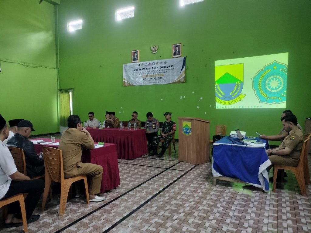 Sinergi Babinsa Sukseskan Musdes Penetapan RKPDes 2027 Desa Sukanagalih