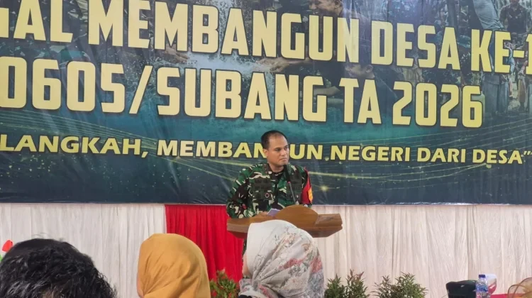 Dandim Subang Paparkan Sasaran TMMD 130, Jalan Baru Jadi Harapan Warga