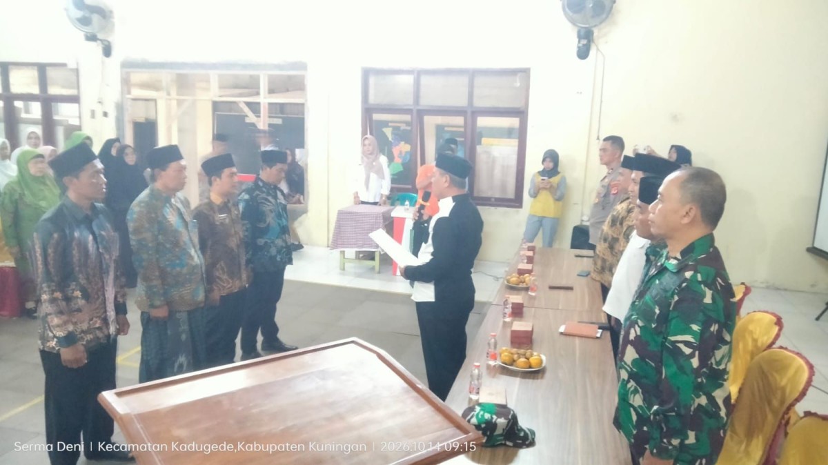 Danramil 1502/Kadugede Hadiri Pengukuhan Pengurus UPZ dan Rakor Tingkat Kecamatan
