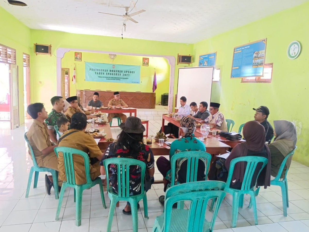 Koramil Ciamis Pantau APBDes Petirhilir 2027