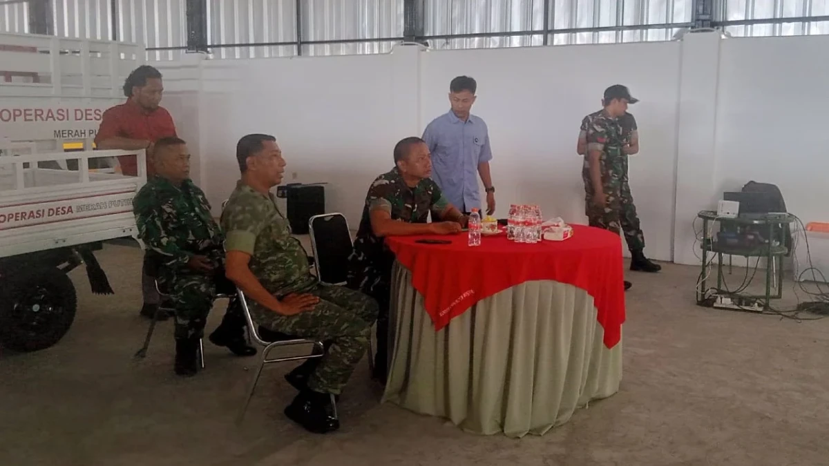 Babinsa Koramil 06-04/Bogor Barat Dampingi Vidcon Progres KDKMP dan Pantau Pelayanan Posyandu