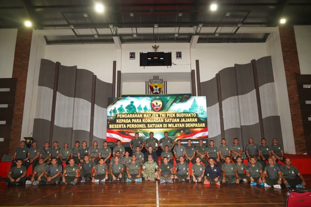 Berpamitan Dengan Prajurit Kodam IX/Udayana, Mayjen TNI Piek Budyakto Tekankan Keberlanjutan Prestasi