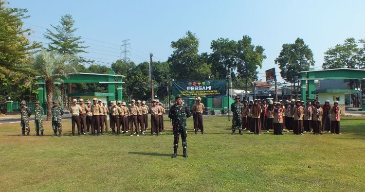 Kodim 0614/Kota Cirebon Gelar Persami KKRI, Bentuk Karakter dan Jiwa Nasionalisme Pelajar