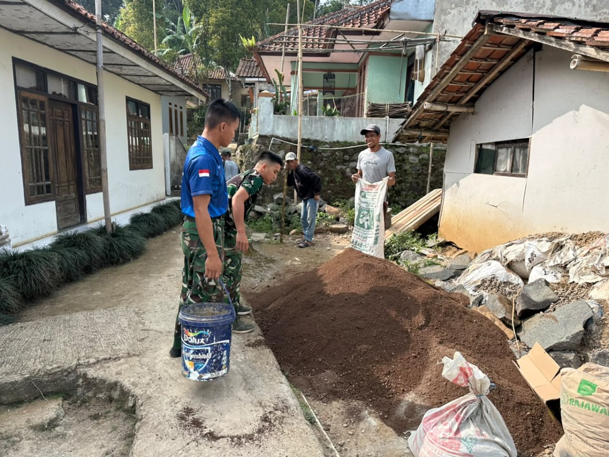 Usai Pembongkaran, Pos Kamling di Cihaur Wetan Bersiap Dibangun Kembali